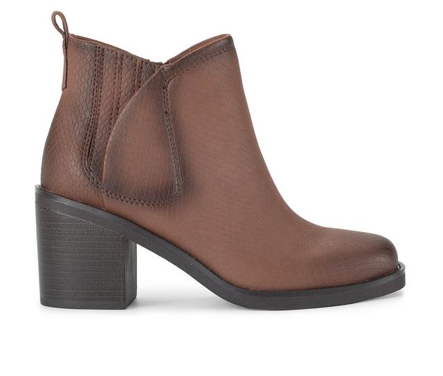 Women's Baretraps Maria Booties in Oak color