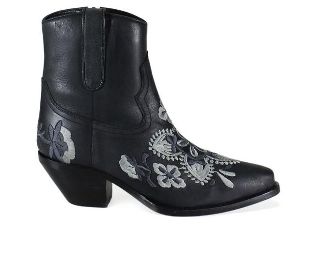 Women's DIBA TRUE Cains Ville Western Boots in Black/Grey color