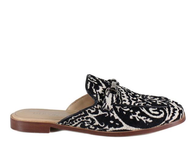 Women's DIBA TRUE Callen For U Mules in Black/White color