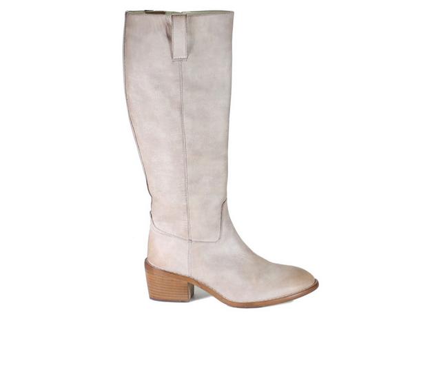 Women's DIBA TRUE Fig Garden Knee High Boots in Off White color