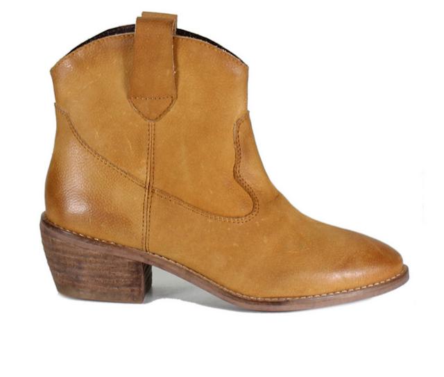 Women's DIBA TRUE Outta Town Western Boots in Cognac color