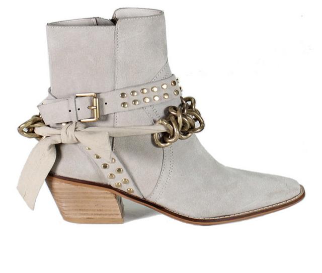 Women's DIBA TRUE Paper Lily Western Boots in Sand color