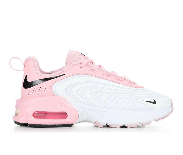 Girls' Nike Big Kid Air Max Fire Running Shoes in Wht/SoftPink/Bk color