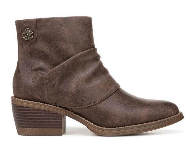 Women's Blowfish Malibu Riley Booties in Dark Brown color