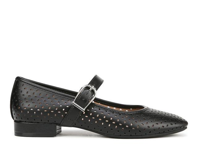 Women's LifeStride Cameo Mary Jane 3 Flats in Black color
