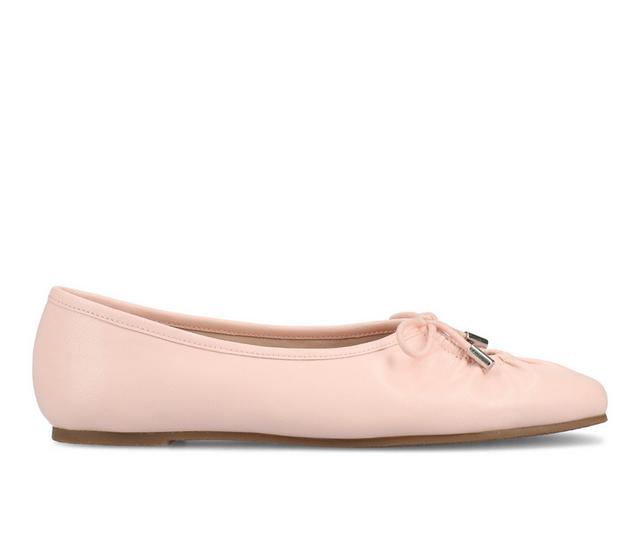 Women's Journee Collection Callee Flats in Pink color