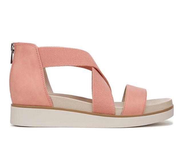Women's LifeStride Giselle Wedges in Coral pink color