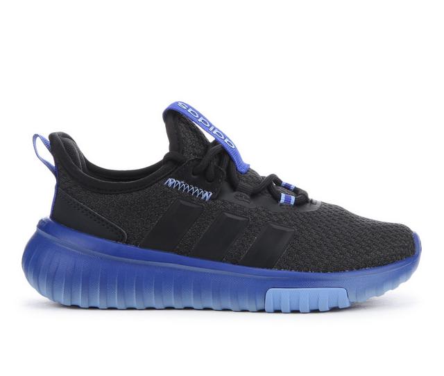 Boys' Adidas Little Kid & Big Kid Kaptir 4.0 K Running Shoes in Black/Blue color