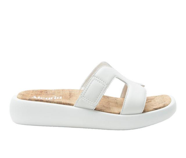 Women's ALEGRIA Portia Sandals in All White color