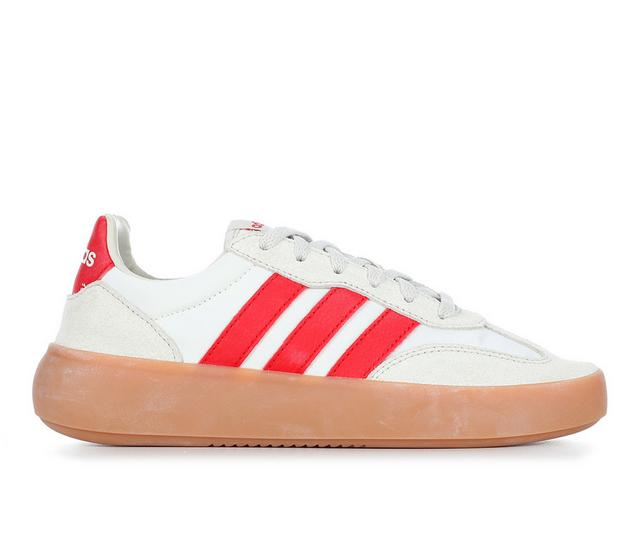 Kids' Adidas Barreda Decode J Sneakers in White/Red color