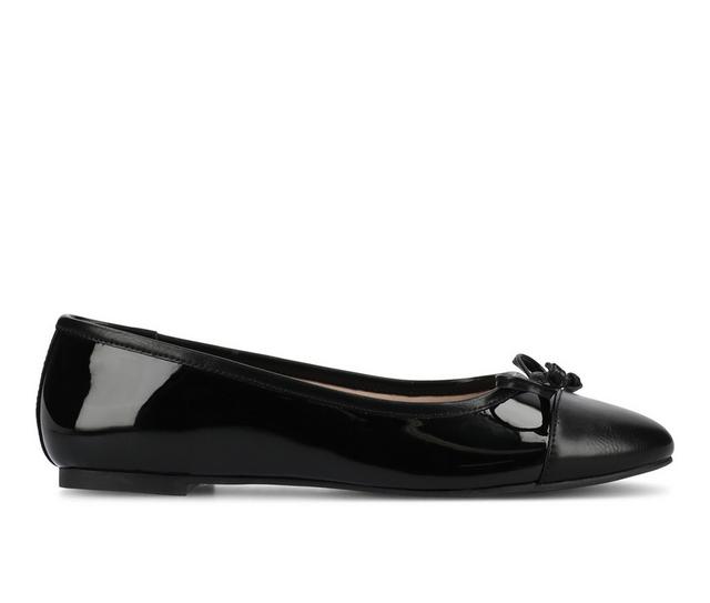 Women's Journee Collection Kaiah Flats in Black color