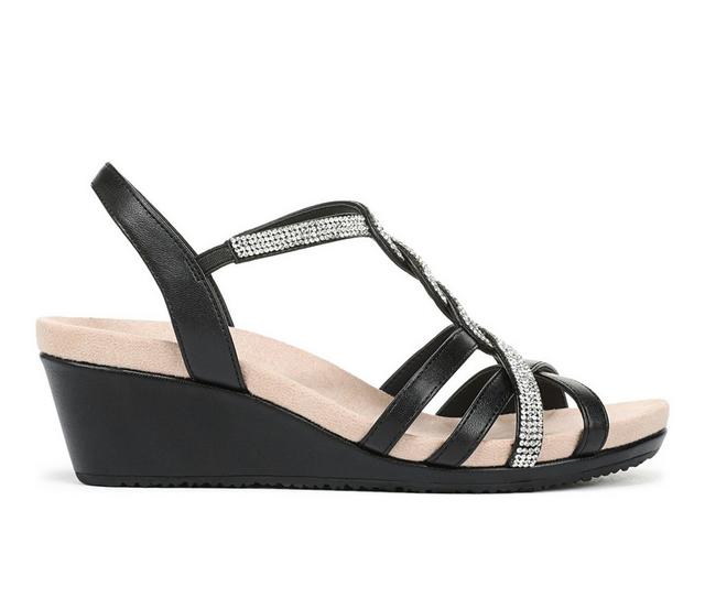 Women's LifeStride Miami Wedges in Black color