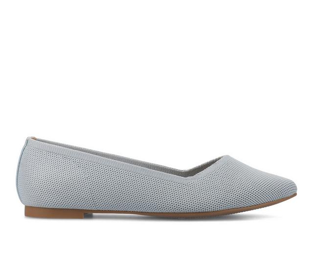 Women's Journee Collection Minnah Flats in Blue color