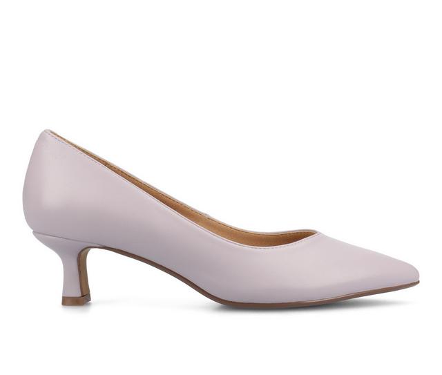 Women's Journee Collection Pammie Pumps in Lilac color