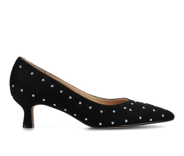 Women's Journee Collection Pammie Pumps in Black Stud color