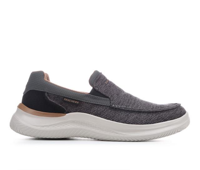 Men's Skechers 205367 Hasting Casual Shoes in Grey/Black color