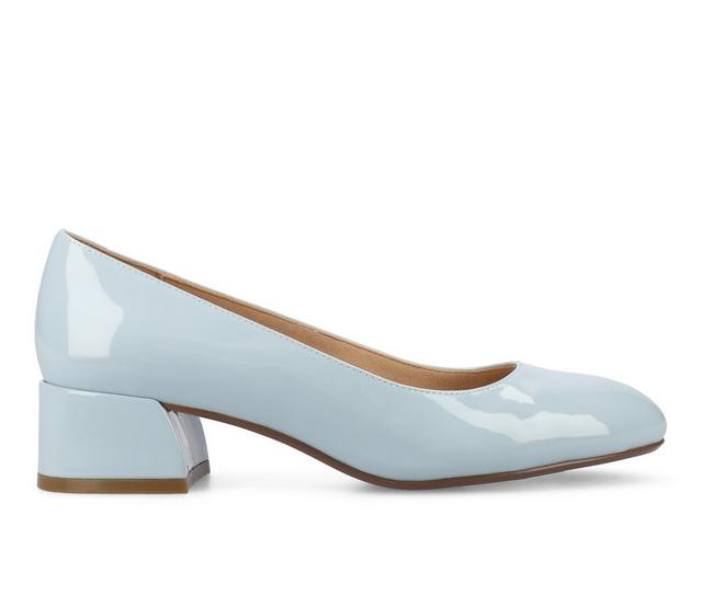 Women's Journee Collection SaarII Pumps in Patent/Blue color