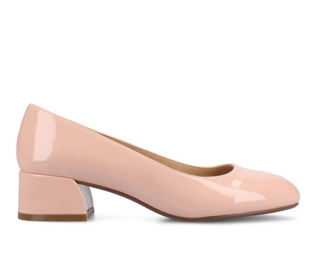 Women's Journee Collection SaarII Pumps in Patent/Pink color