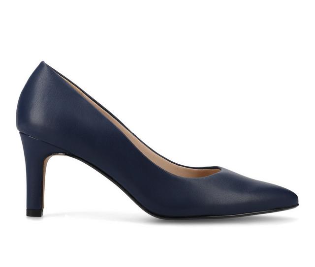 Women's Journee Collection Scylee Pumps in Navy color