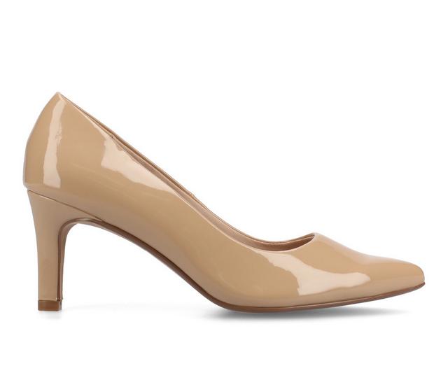 Women's Journee Collection Scylee Pumps in Nude Patent color