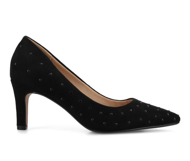 Women's Journee Collection Scylee Pumps in Black Stud color