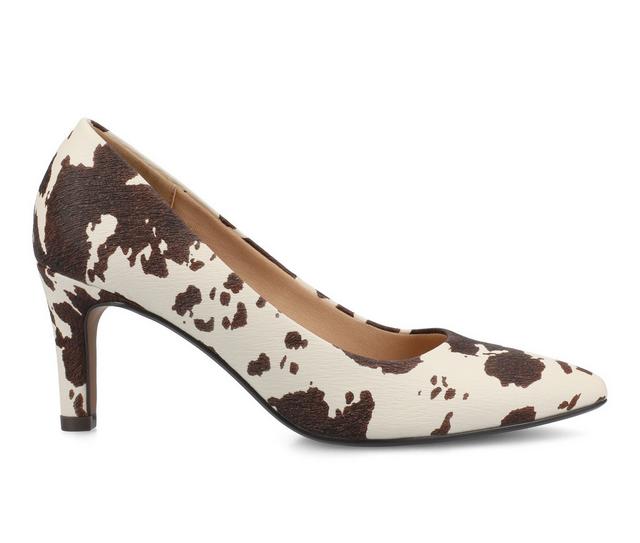 Women's Journee Collection Scylee Pumps in Cow color