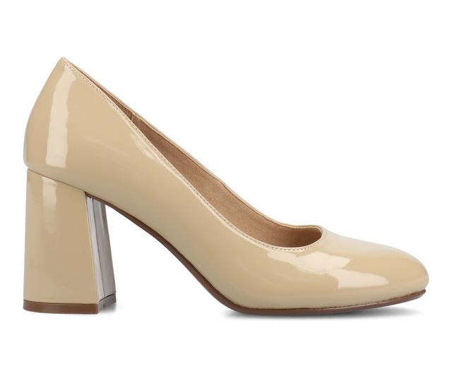 Women's Journee Collection Seraphina Pumps in Beige color