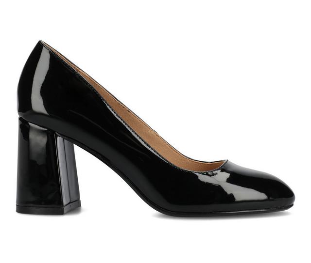 Women's Journee Collection Seraphina Pumps in Black Patent color