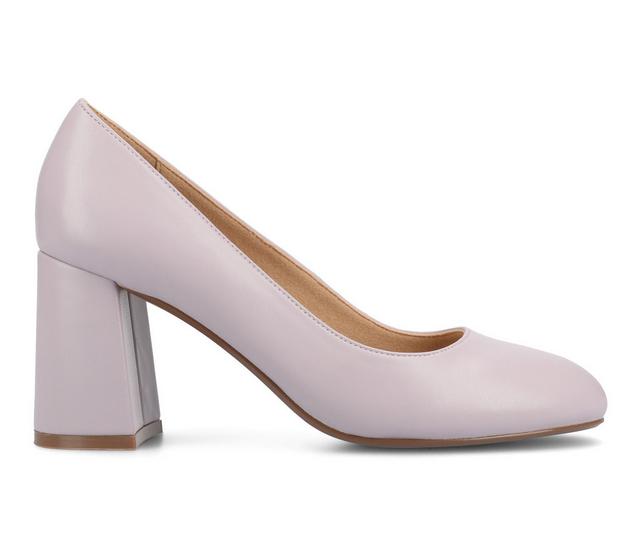 Women's Journee Collection Seraphina Pumps in Lilac color