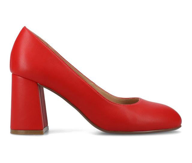 Women's Journee Collection Seraphina Pumps in Red color