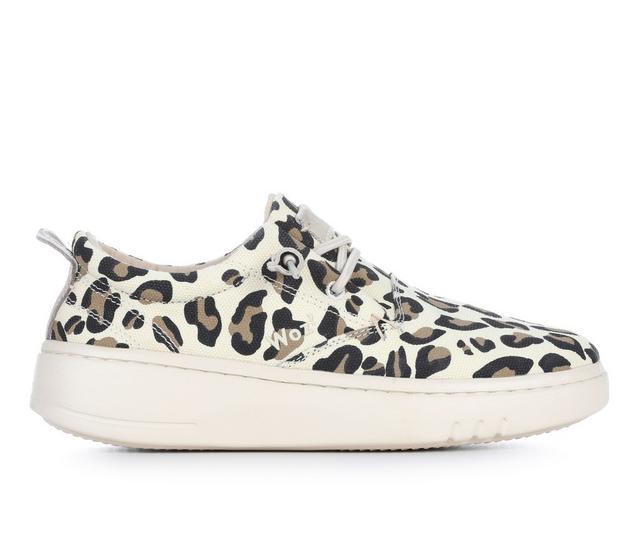 Women's Woz Robbie Slip-On Shoes in Leopard Camel color