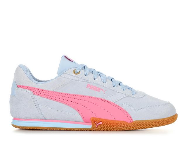 Girls' Puma Big Kid Bella Donna Junior Sneakers in Blue/Pink/Gum color