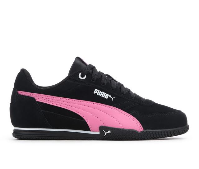 Girls' Puma Big Kid Bella Donna Junior Sneakers in Black/Pink color