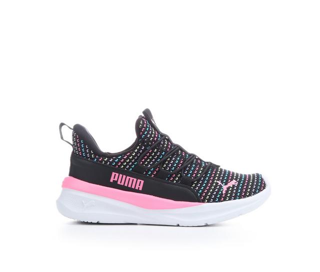Girls' Puma Little Kid One4All 2.0 Running Shoes in Blk/Pnk/Multi color
