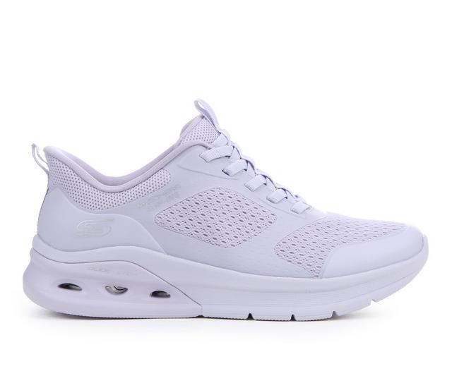 Women's Skechers 117626 Bobs Arc Waves Sneakers in Lavender color