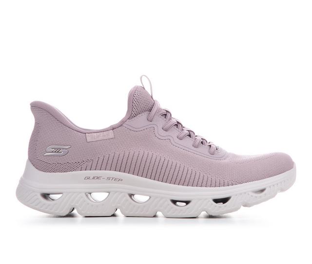 Women's Skechers 117629 BOBS Arc Waves Slip In Sneakers in Lavender color
