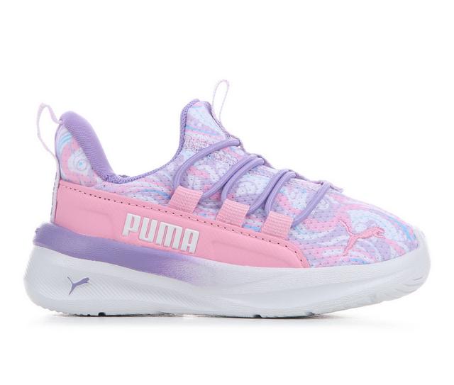 Girls' Puma Infant One4All 2.0 Girls 4-10 Running Shoes in Pink/Purple/Wht color