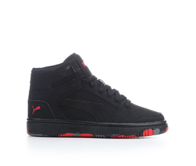 Boys' Puma Big Kid Rebound Layup Marbleized Junior Sneakers in Black/Multi color