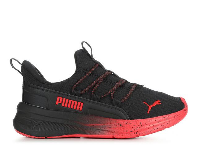 Boys' Puma One4All 2.0 Preschool Boys 10.5-3.5 Running Shoes in Black/Red/Fade color