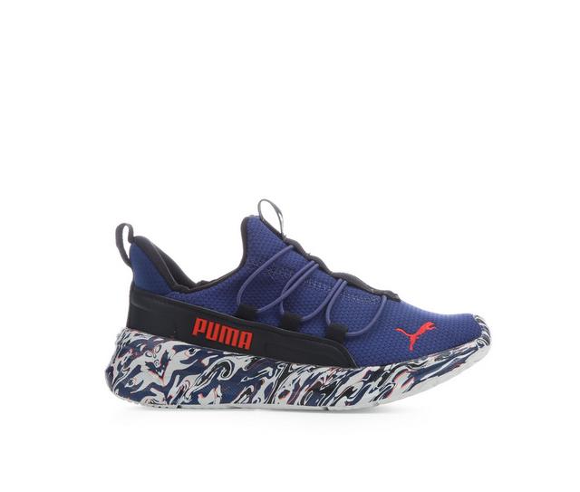 Boys' Puma One4All 2.0 Preschool Boys 10.5-3.5 Running Shoes in Blu/Red/Ripple color