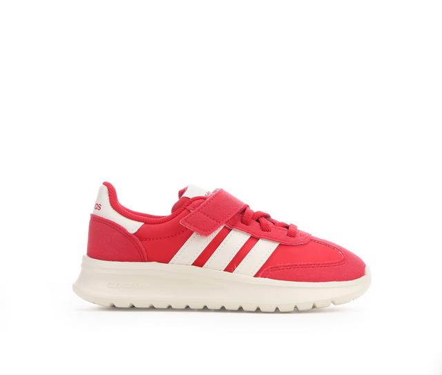Kids' Adidas Little Kid Run 70's 2.0 EL C Running Shoes in Red/White color