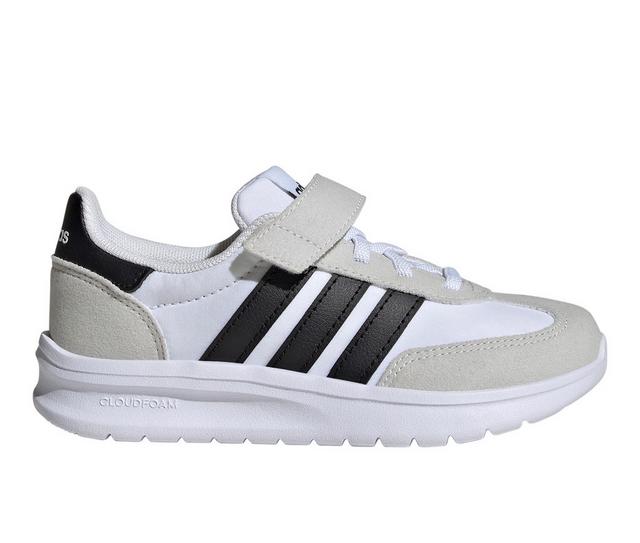 Kids' Adidas Little Kid Run 70's 2.0 EL C Running Shoes in White color