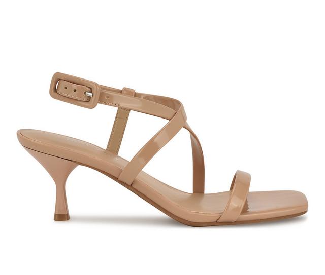 Women's Nine West Hinell Dress Sandals in Light Natural color