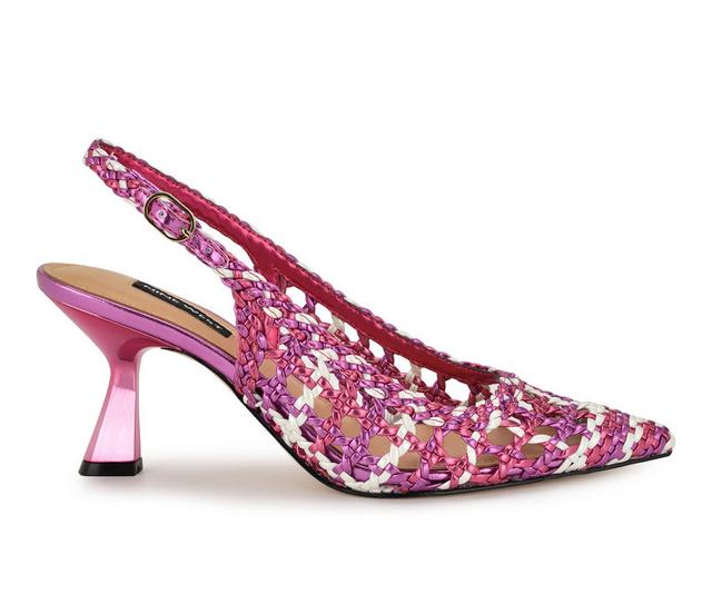 Women's Nine West Madalene Pumps in Pink Multi color