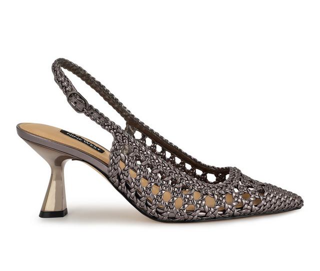 Women's Nine West Madalene Pumps in Pewter color