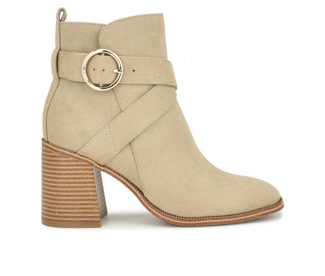 Women's Nine West Nevrmind2 Booties in Taupe color