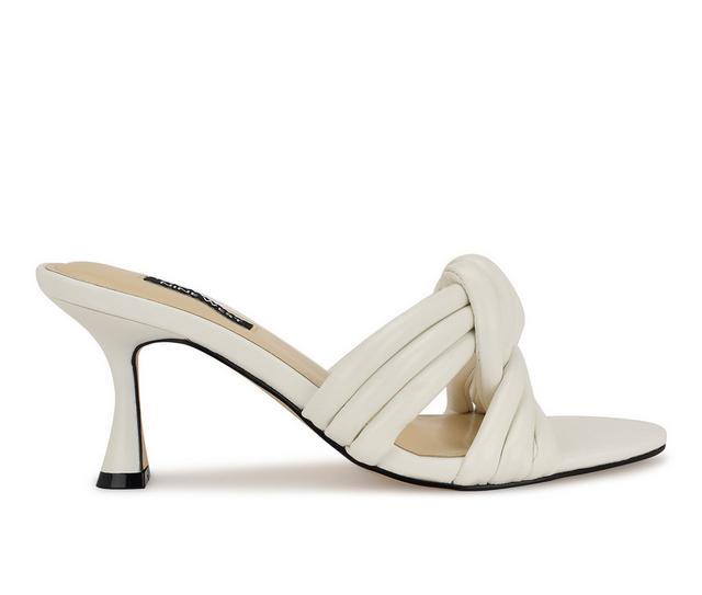 Women's Nine West Norene Dress Sandals in White color