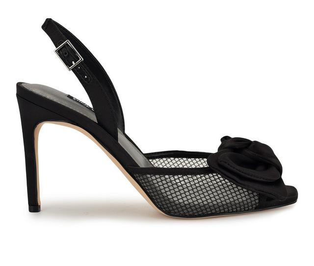 Women's Nine West Gergia Dress Sandals in Black color