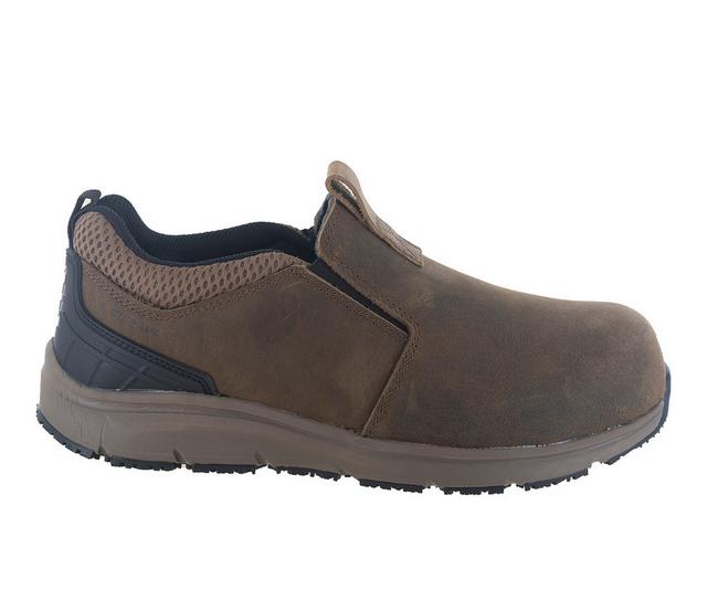 Men's Northside Thomason II Work Shoes in Medium Brown color