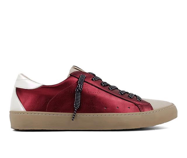 Women's Shu Shop Mia Sneakers in Metallic red color